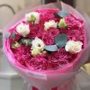💖 9 Pink Roses + Eustoma