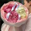 🍬 White Hydrangea + 9 Roses