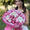🎀 Pink Peony Roses + Hydrangea