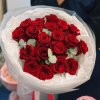 ♥️ 19 Red Roses + Eucalyptus